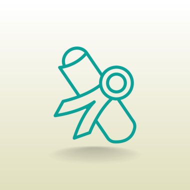 Diploma veya sertifika simge