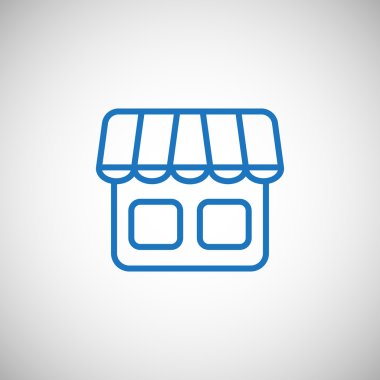 dükkan ya da mağaza simgesi