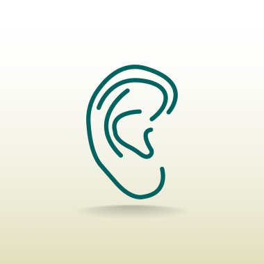 İnsan kulağının simgesi