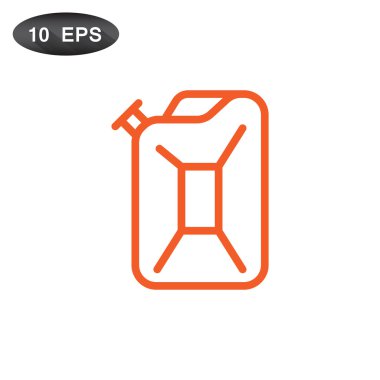 Benzin bidon simgesi