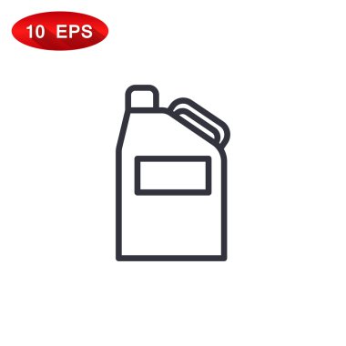 Bidon petrol simgesiyle