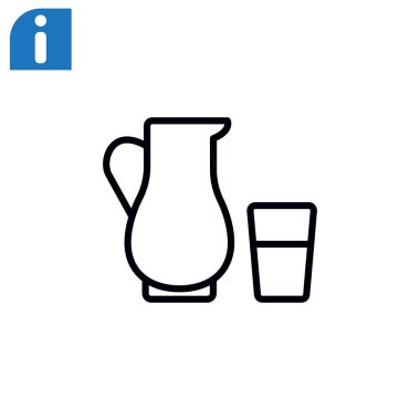 Süt simgesi sürahi