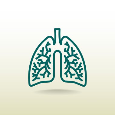 Anatomi akciğerler simgesi