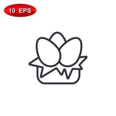 kepçe ile yumurta simgesi