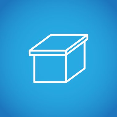 paket karton kutu simgesi