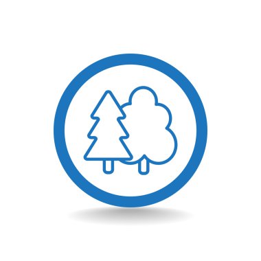 ağaçlar orman simgesi