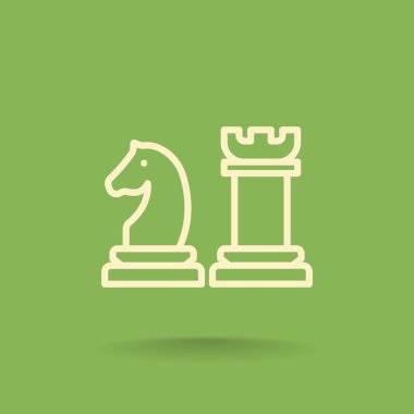 Satranç simgeleri anahat