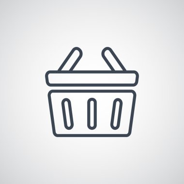 Alışveriş sepeti simgesi