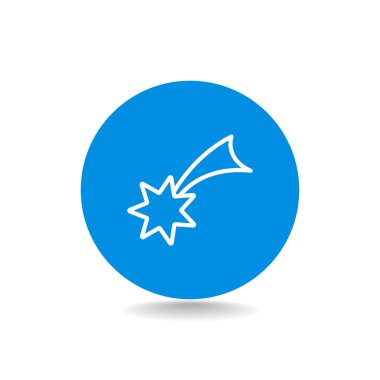 Noel yıldızı simge. 