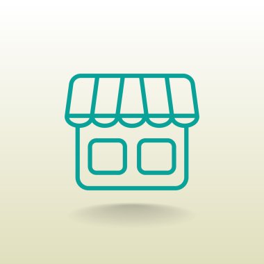 dükkan ya da mağaza simgesi