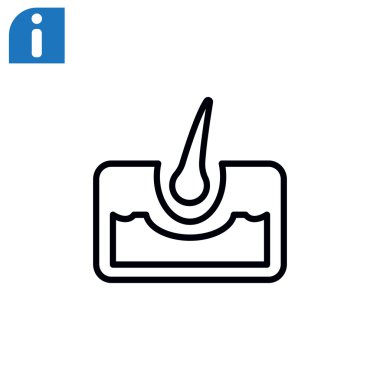 insan saçı simgesi