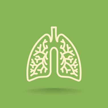 Anatomi akciğerler simgesi