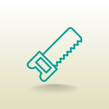 ahşap simgesine demir testeresi