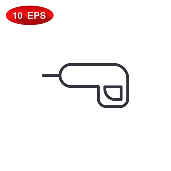 Boor gereedschappictogram — Stockvector