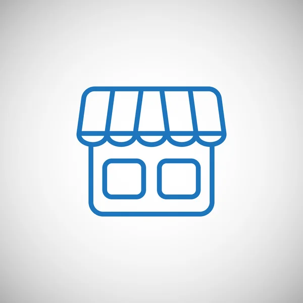 Pictogram winkel of winkel — Stockvector