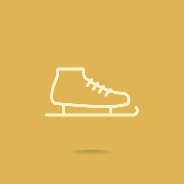 Símbolo de patins . — Vetor de Stock