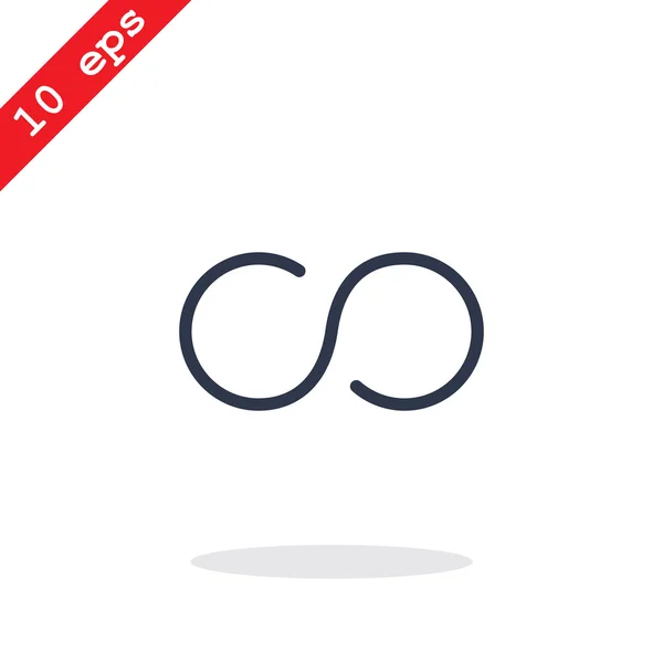 Infinity sign icon — Stock Vector