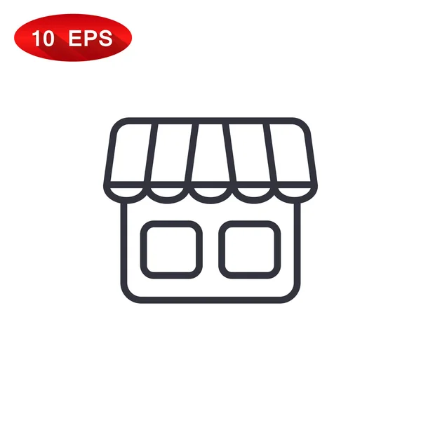 Loja ou loja ícone —  Vetores de Stock