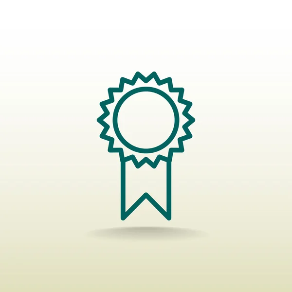 Ícone de medalha de prêmio — Vetor de Stock