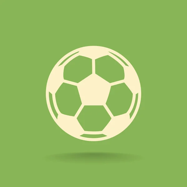 Fotbalový míč ikona — Stockový vektor