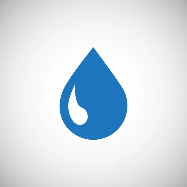 Liquid droplet web icon — Stock Vector