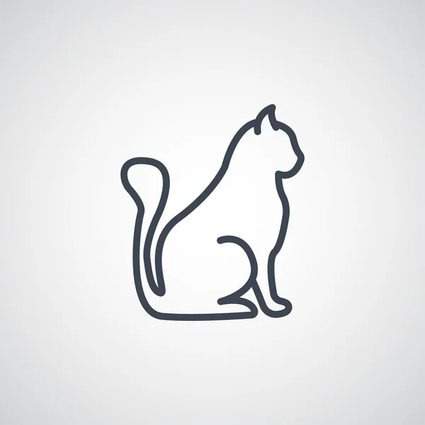 Kotów domowych ikona — Wektor stockowy
