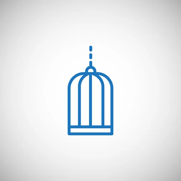 Icône cage oiseau — Image vectorielle