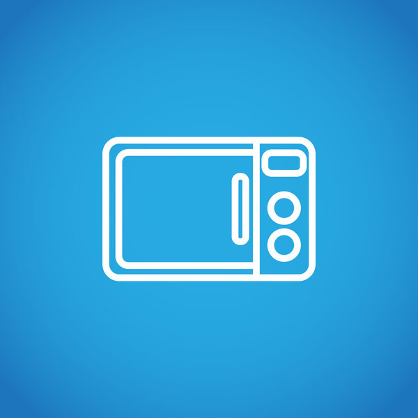 Microwave oven icon