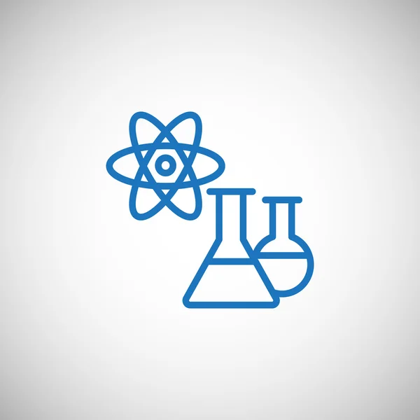 Chemisch laboratorium pictogram — Stockvector