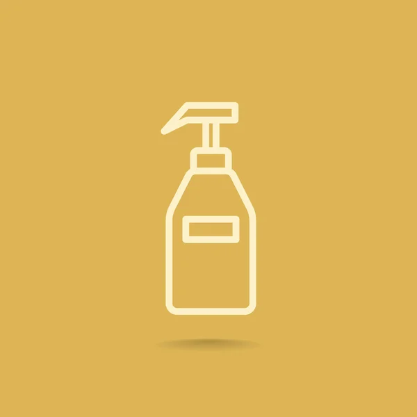 凝胶、 泡沫或液体肥皂图标 — 图库矢量图片