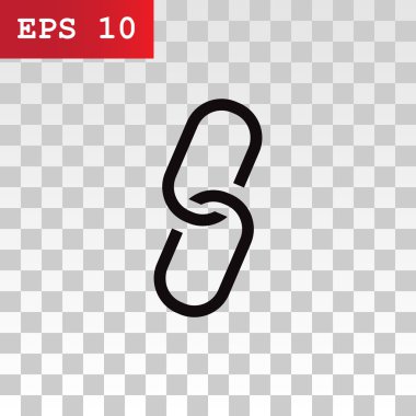 Zincir işareti iletişim web simgesi