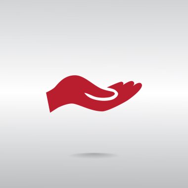 Sadaka web simgesi vermek.