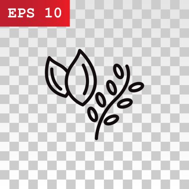 otlar, bitkiler gıda simge pişirme