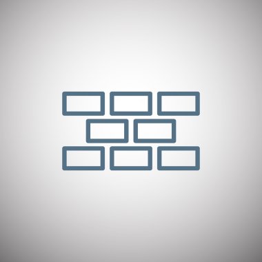 İnşaat tuğla simgesi