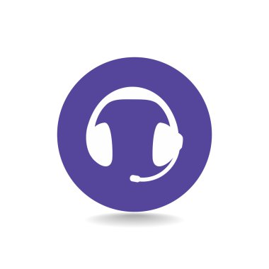 kulaklıklar web simgesi. 