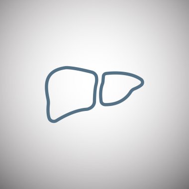  karaciğer organ simgesi