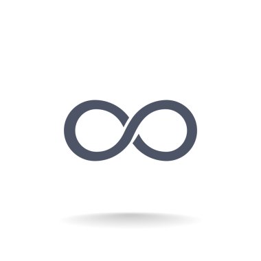 Infinity matematik işareti simgesi