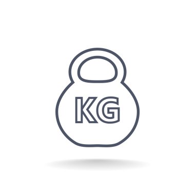 Ağırlık kg simgesi