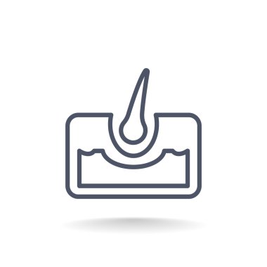 insan saçı simgesi 