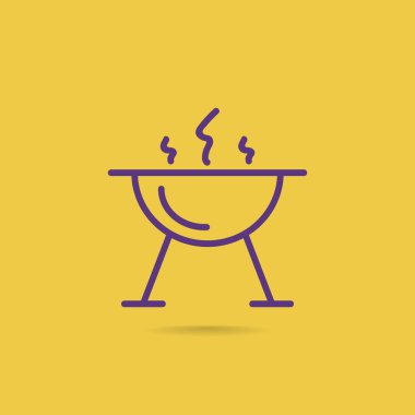 mangal barbekü simgesi