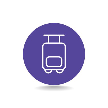 turist çanta simgesi