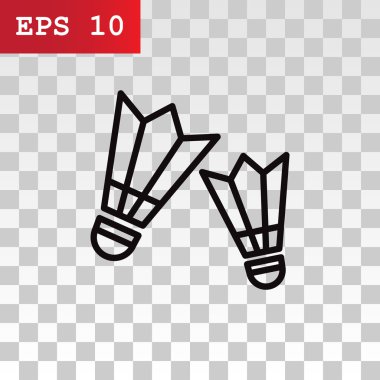 Badminton shuttlecocks simgesi.  