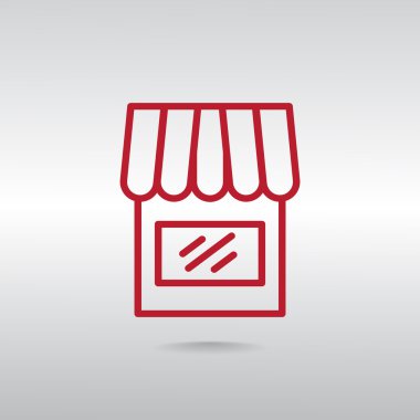 Dükkanı cephe web simgesi
