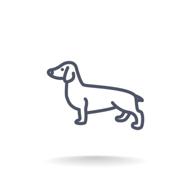 Dachshund köpek simgesi