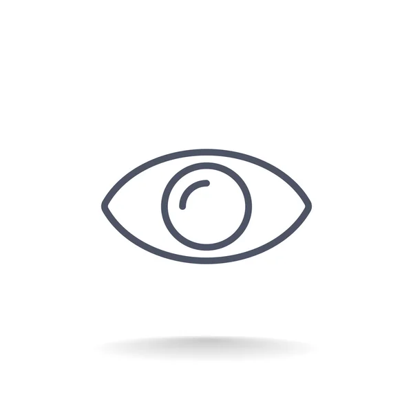 Ikona ludzkiego oka — Wektor stockowy
