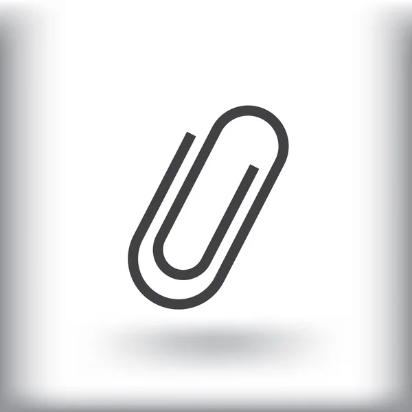 Clip de papel icono — Vector de stock