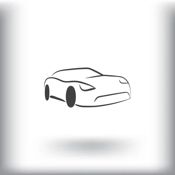 Luxus autó ikon — Stock Vector