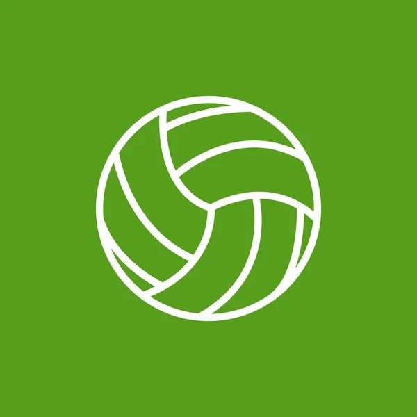 Volleyball-Ikone — Stockvektor