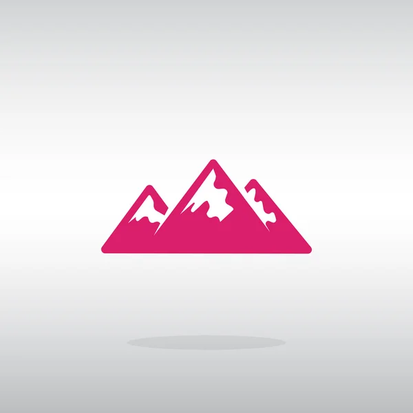 Dağlar web simgesi — Stok Vektör