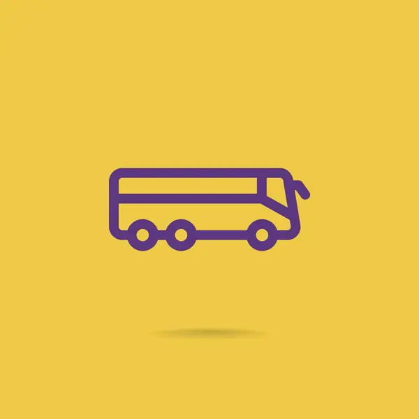 Busfahrgast-Ikone — Stockvektor